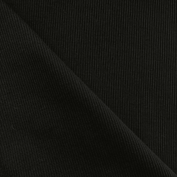 Ткань Кашкорсе, 420гм/2, 110см, цвет Черный (на отрез) в Сергиевом Посаде