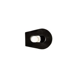 Зажим для шнура 4 мм KL цвет Чёрный + Белый (поштучно)  в Сергиевом Посаде