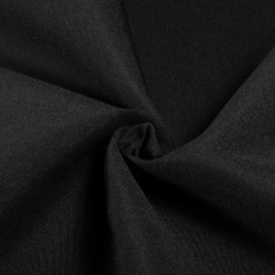 Ткань Грета Водоотталкивающая (80%пф, 20%хл) (Ширина 150см), цвет Черный (на отрез) в Сергиевом Посаде