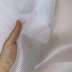 Сетка 3D трехслойная Air mesh 160 гр/м2, цвет Белый (на отрез)  в Сергиевом Посаде
