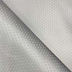 Ткань Oxford 300D PU Рип-Стоп СОТЫ, цвет Светло-Серый (на отрез) в Сергиевом Посаде