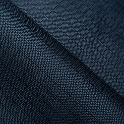 Ткань Oxford 600D PU РИП-СТОП (Ширина 1,48м), цвет Темно-Синий (на отрез) в Сергиевом Посаде