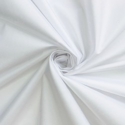 Ткань Дюспо 240Т  WR PU Milky (Ширина 150см), цвет Белый (на отрез) в Сергиевом Посаде