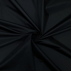 Ткань Дюспо 240Т  WR PU Milky (Ширина 150см), цвет Черный (на отрез) в Сергиевом Посаде