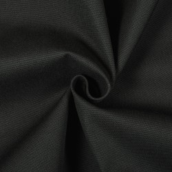 Ткань смесовая Канвас 35/65, цвет Черный (на отрез)  в Сергиевом Посаде