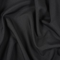 Ткань Габардин (100%пэ) (Ширина 150см), цвет Черный (на отрез) в Сергиевом Посаде