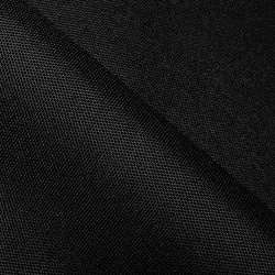 Прорезиненная ткань Оксфорд 600D ПВХ, Черный  в Сергиевом Посаде, 340 г/м2, 359 руб