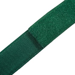 Контактная лента 40мм (38мм)  Зелёный (велькро-липучка, на отрез)  в Сергиевом Посаде