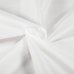 Ткань Oxford 210D PU (Ширина 1,48м), цвет Белый (на отрез) в Сергиевом Посаде