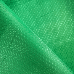 Ткань Оксфорд 300D PU Рип-Стоп СОТЫ, цвет Зелёный (на отрез)  в Сергиевом Посаде