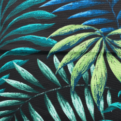 Интерьерная ткань Дак (DUCK), принт &quot;Тропические листья&quot; (на отрез)  в Сергиевом Посаде
