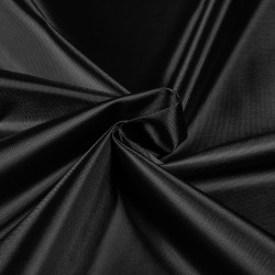 *Ткань Оксфорд 210D PU, цвет Черный (на отрез)  в Сергиевом Посаде